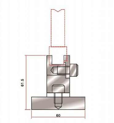 Einstellpresse Bremsschlauchhalter YS40.14 für Biegemaschinen